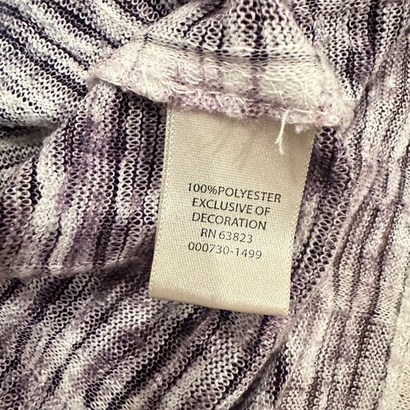 CHRISTOPHER BANKS WOMENS OMBRE' SHORT SLEEVE SHIRT SMALL - Picture 5 of 8